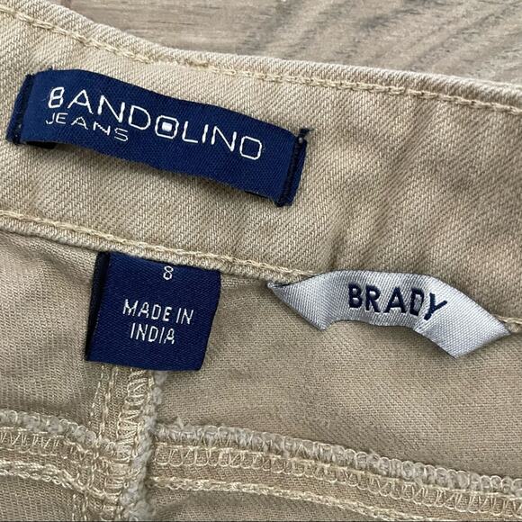 Bandolino Brady tan cropped pants size 8 - Picture 7 of 9